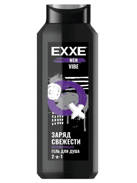 Гель для душа 400 мл "EXXE" MEN 2в1 Увлажняющий VIBE