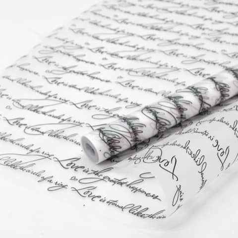 Пленка 600мм Рукопись черный 400 гр. Пленка 600мм Рукопись черный 400 гр.